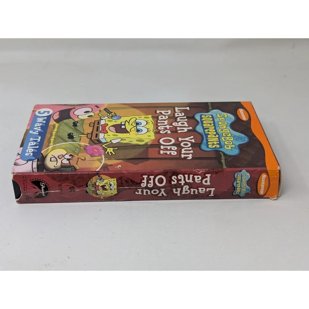 Spongebob Squarepants Laugh Your Pants Off‎ VHS 2003 Nickelodeon Cartoons Kids